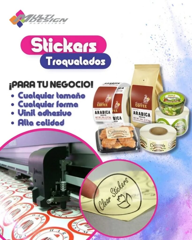 🔹👉🏻 las etiquetas adhesivas o autoadhesivas son aquellas piezas publicitarias impresas en un papel autoadhesivo cuyo respaldo esta impregnado co(